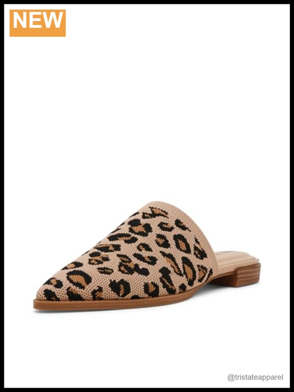 Knit Mule Slip-On Flat iFlex Comfort Casual Shoe